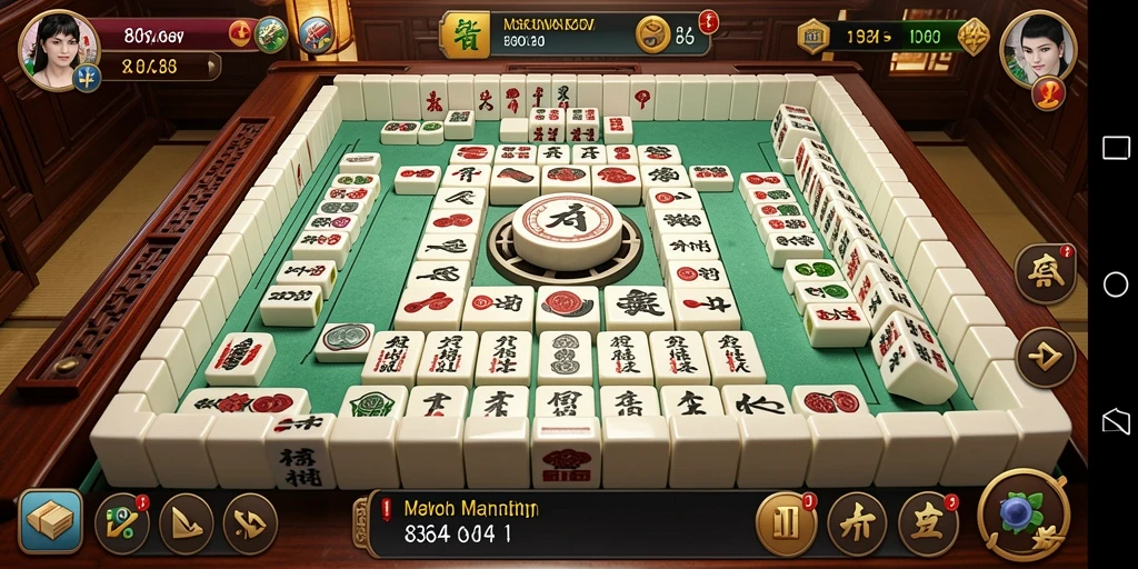 Gameplay menegangkan dalam permainan Mahjong 8364 yang menantang.