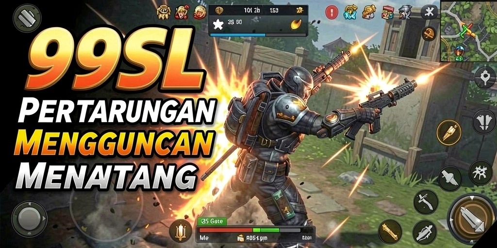 Gameplay 99SL yang menampilkan pertarungan mendebarkan dan aksi dinamis.