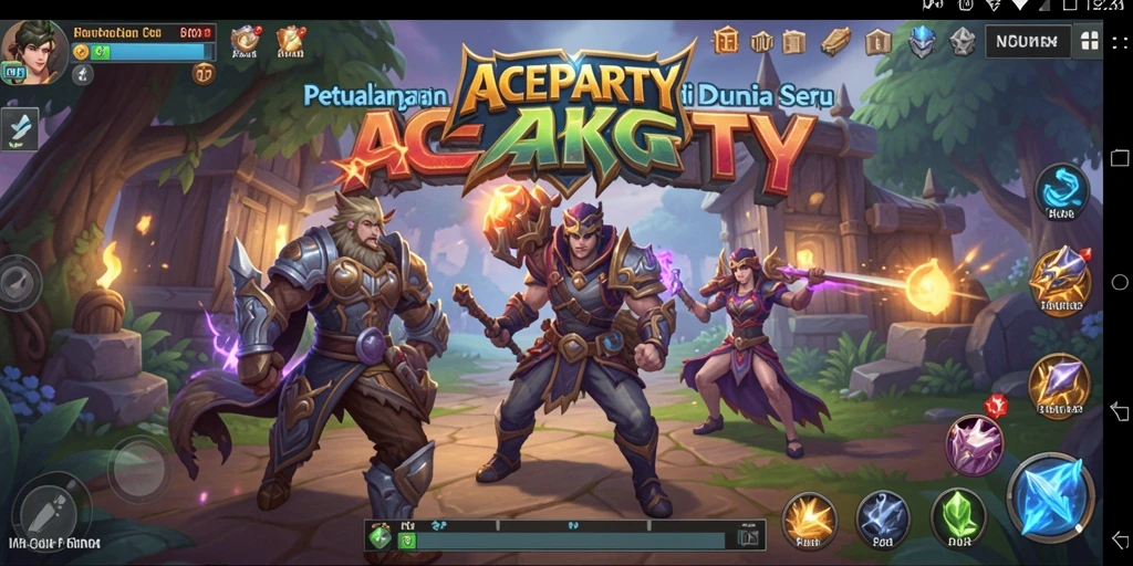 Tangkapan layar menarik dari gameplay seru ACEPARTY.