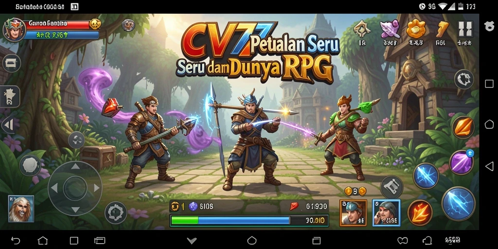 Tampilan gameplay seru di <strong>CV777</strong> dengan karakter yang beragam dan pertarungan yang dinamis.