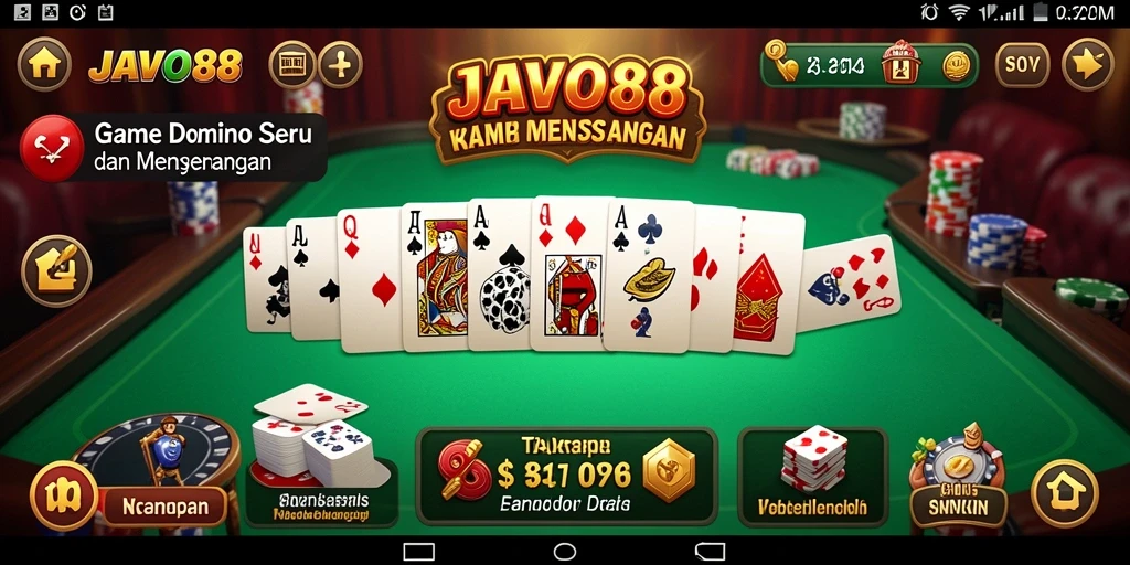 Screenshot gameplay seru dari JAVO88 yang menampilkan pemain sedang berkompetisi.