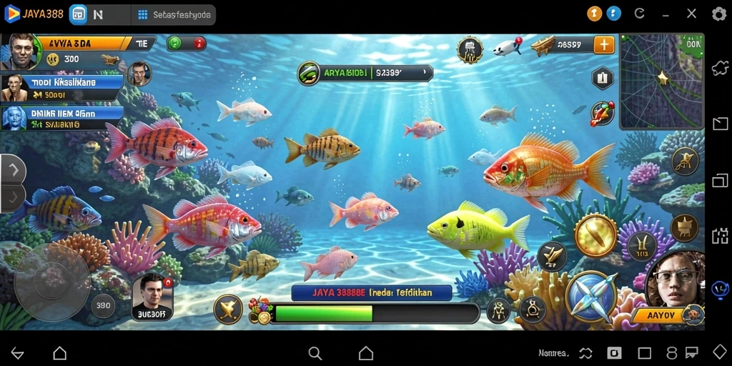Tampilan menarik dari gameplay Tembak Ikan di JAYA388.