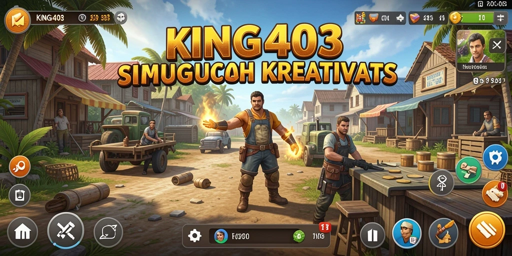 Tampilan gameplay KING403 yang menarik dengan berbagai pilihan strategis.