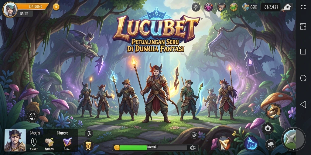 Tampilan gameplay LUCUBET yang menampilkan aksi seru dan petualangan mendebarkan.