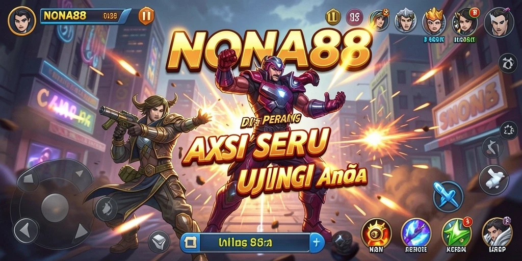 Tampilan gameplay NONA88 yang mendebarkan dan penuh aksi.