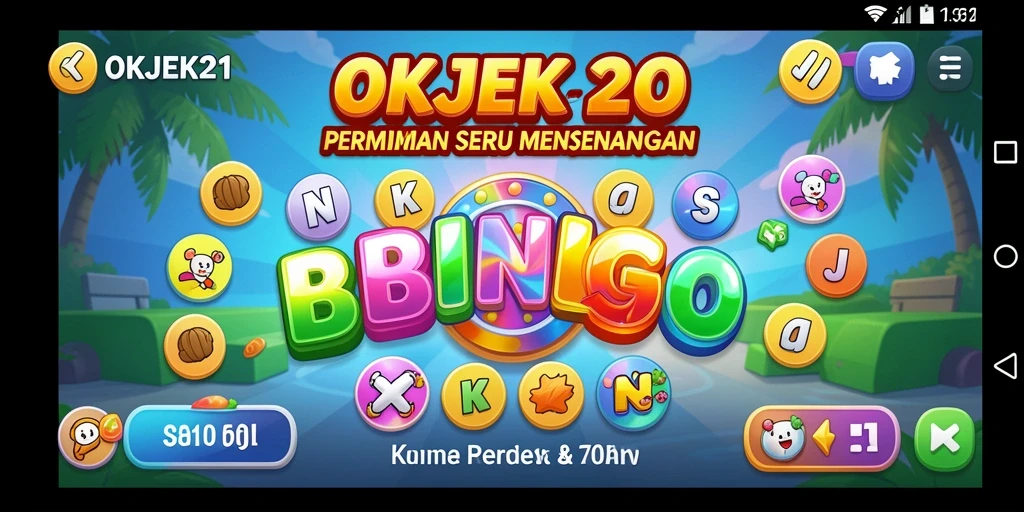 Screenshot gameplay OKJEK21 menampilkan aksi seru Bingo.