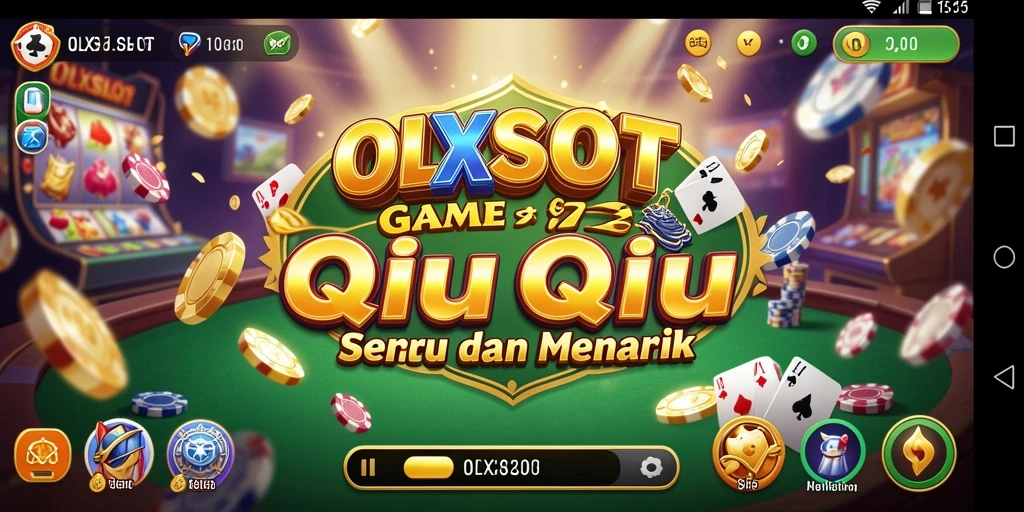 Screenshot utama OLXSLOT menampilkan aksi seru permainan QiuQiu.