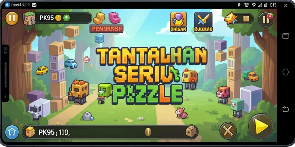Gambaran gameplay seru dari PK95 yang menantang pemikiran Anda.