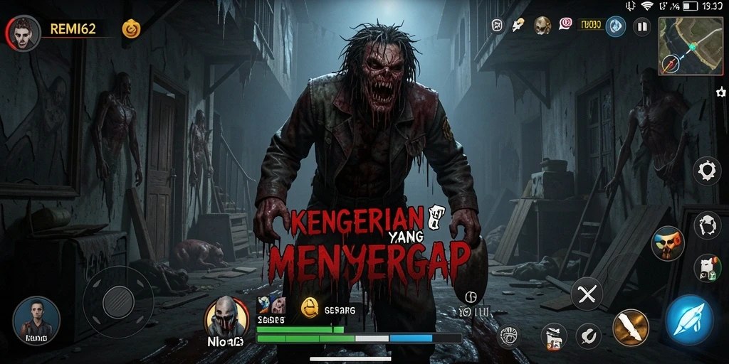 Gameplay REMI62 yang menyeramkan dan mencekam.