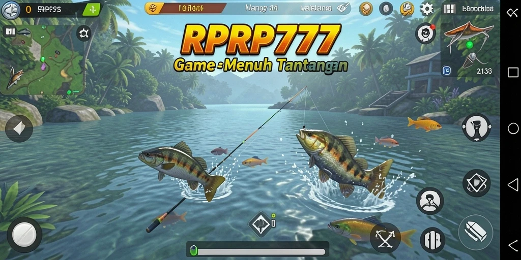 Tampilan gameplay RPRP777 yang menarik dalam suasana memancing.