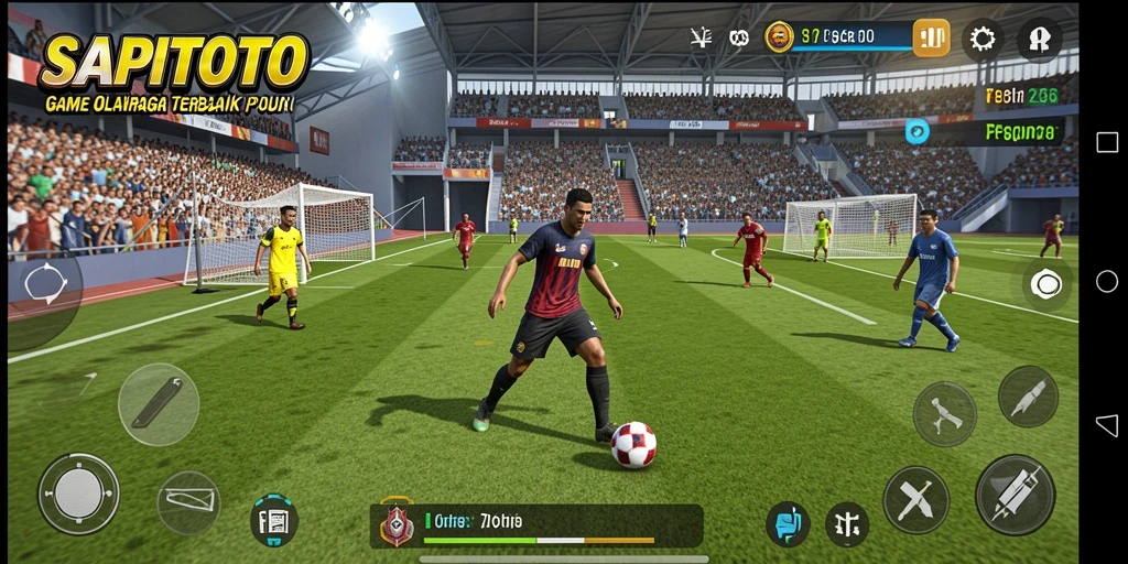 Gameplay seru SAPITOTO dalam aksi olahraga yang mendebarkan.