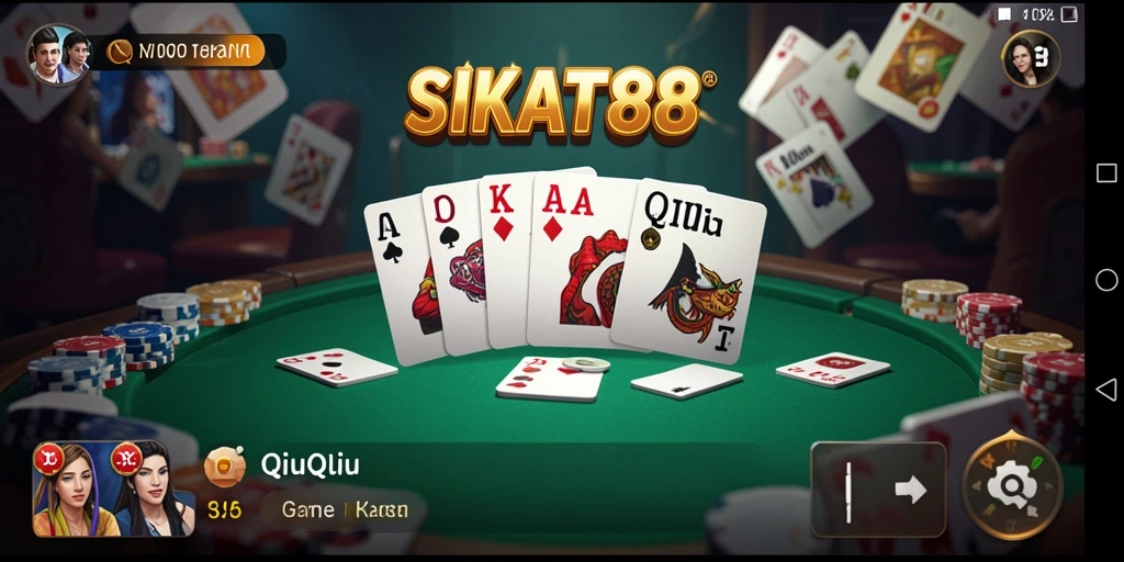 Tampilan gameplay menarik dari SIKAT88 QiuQiu.