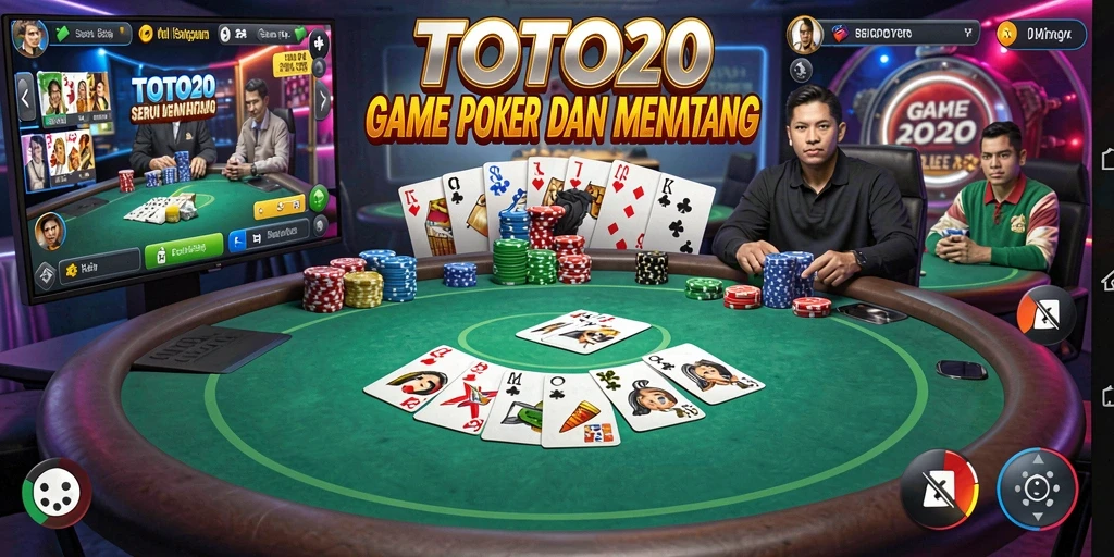 Gameplay seru TOTO20 dengan tantangan poker yang mengasyikkan.